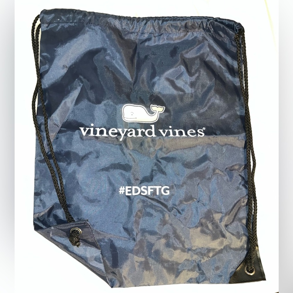 Vineyard Vines Nylon Cinch Bag, Blue